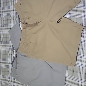 Mens 2 pair Sonoma elastic waist shorts